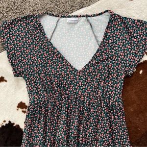UO floral tiered dress